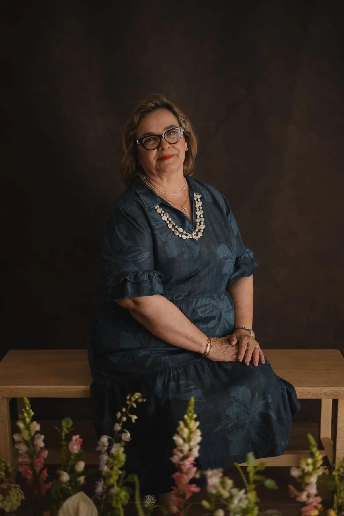 Retrato de la Mtra. Dulce María Livier Camarena Pelayo, fundadora y directora general